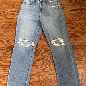American Eagle Outfitters Light Blue Distressed Jeans
